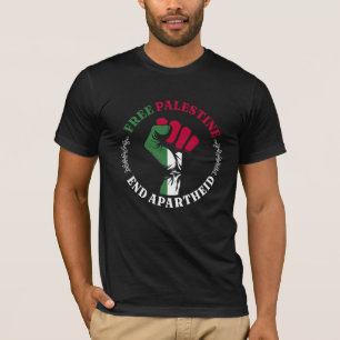 T-shirt Libérer la Palestine mettre fin à l'apartheid III
