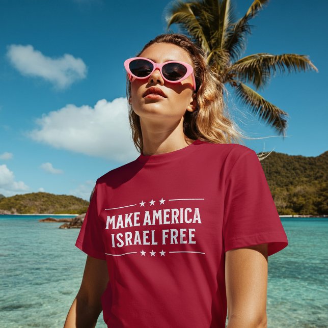 T-shirt Libérer l'Amérique Israël (Make America Israel Free)