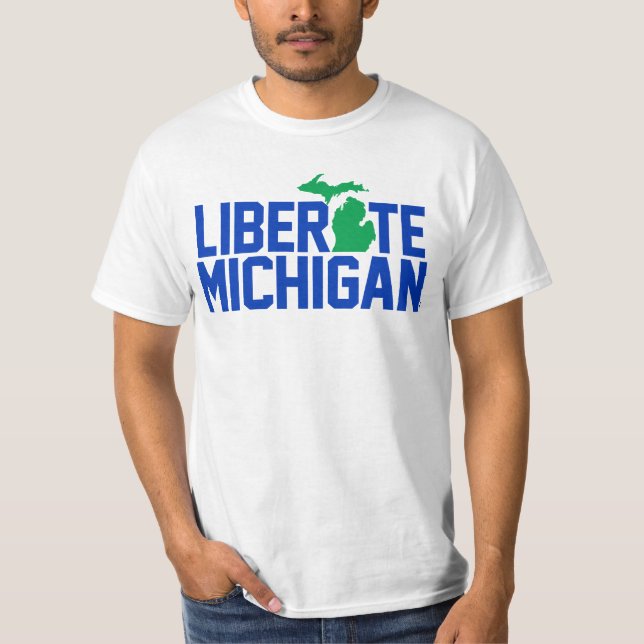 T-shirt Libérer le Michigan (Devant)