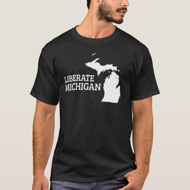 T-shirt Libérer Michigan 4 (Devant)