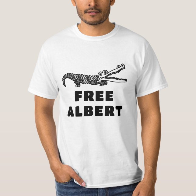 T-shirt Libérez Albert l'Alligator (Devant)