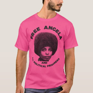 T-shirt Libérez Angela Davis Guerrier des droits civils Ho