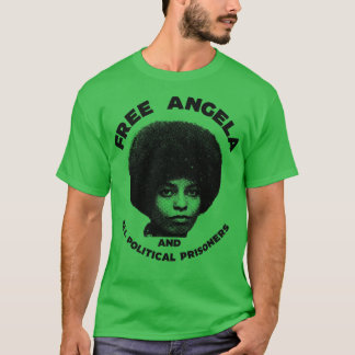 T-shirt Libérez Angela Davis Guerrier des droits civils Ho