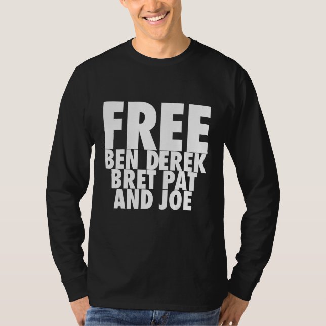 T-shirt Libérez Ben Derek Libérez Ben Derek Bret Pat et Jo (Devant)