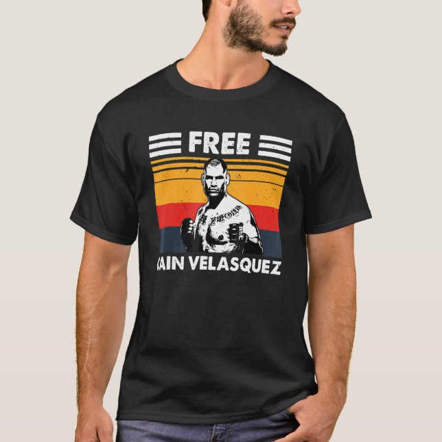 T-shirt Libérez Cain Velasquez Vintage #freecain #freecain (Devant)