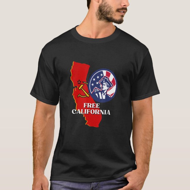 T-shirt Libérez California Conservateur USA Patriot pour l (Devant)