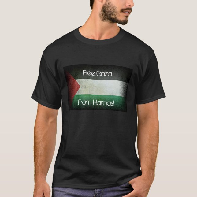 T-shirt Libérez Gaza du Hamas (Devant)