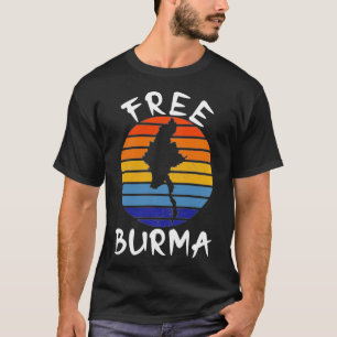 T-shirt Libérez la Birmanie pour la liberté au Myanmar et 