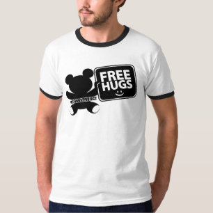 T-shirt Libérez la chemise de sonnerie de logo d'étreint