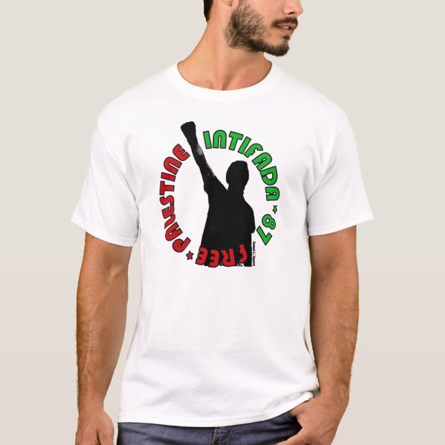 T-shirt Libérez la Palestine Intifada (Devant)