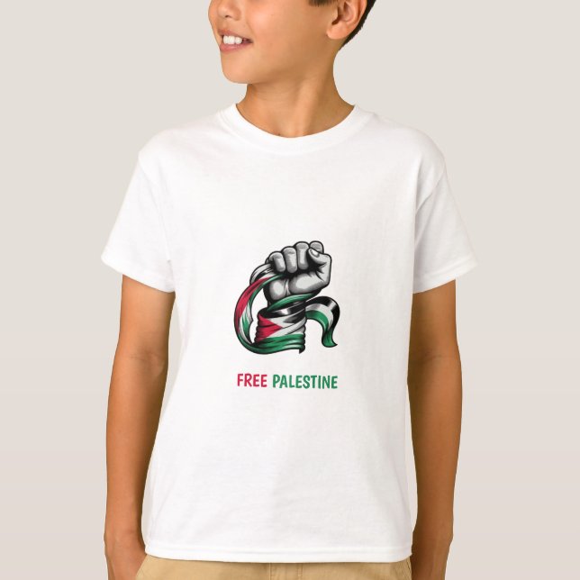 T-shirt Libérez la Palestine pour mettre fin à l'apartheid (Devant)