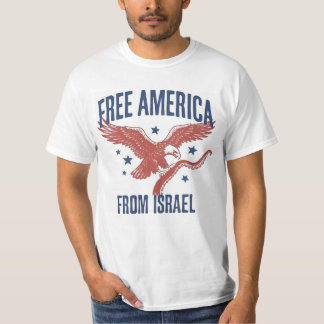 T-shirt Libérez l'Amérique d'Israël
