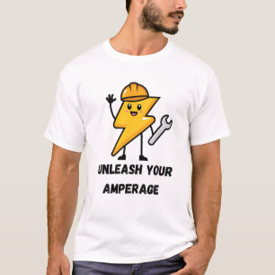 T-shirt Libérez l'ampérage Cadeau d'électricien mignon Ing
