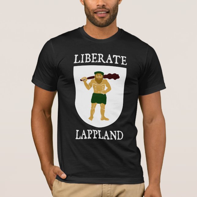 T-shirt Libérez Lappland (Devant)