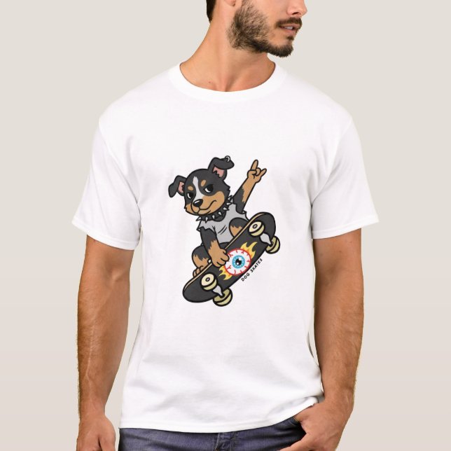 T-shirt Libérez l'attitude avec les "Dog Skates"  (Devant)