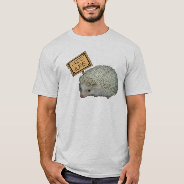 T-shirt Libérez le hérisson d'étreintes (Devant)