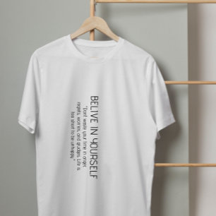T-shirt Libérez le pouvoir à l'intérieur : Croyez en vous-