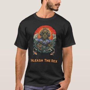 T-shirt Libérez le puissant design de T-Rex rugissant Rex