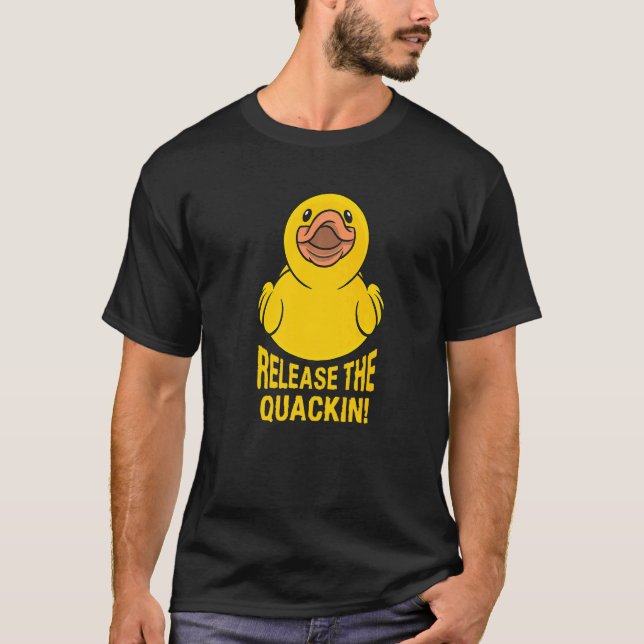 T-shirt Libérez Le Quackin Pour Un Canard (Devant)