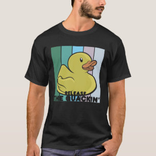 T-shirt Libérez le Quackin pour un canard en caoutchouc