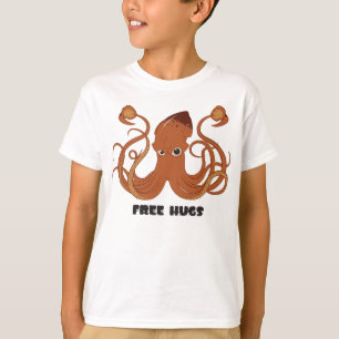 T-shirt Libérez le sweatshirt de l'enfant de calmar
