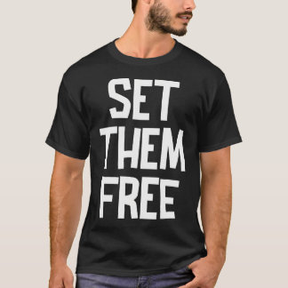 T-shirt Libérez-les Laissez partir mon peuple Han de Pâque