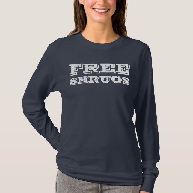 T-shirt libérez les shrugs (Devant)