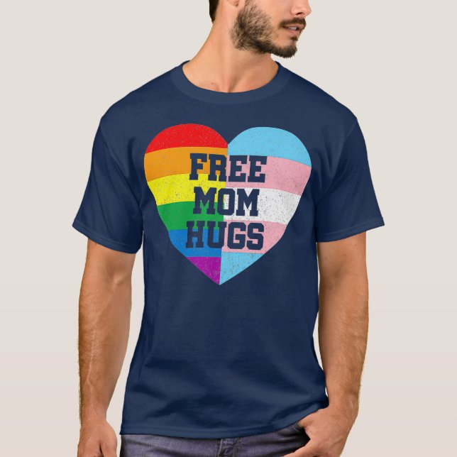 T-shirt Libérez Maman Hugs Gay pride Cadeau Transgenre Dra (Devant)
