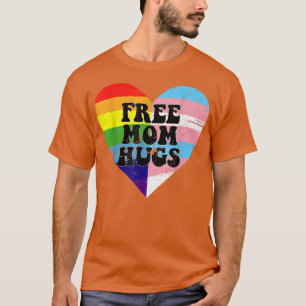 T-shirt Libérez Maman Hugs LGBT Trans Pride Drapeau