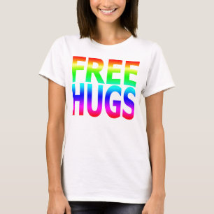 T-shirt LIBÉREZ T adapté par arc-en-ciel des femmes
