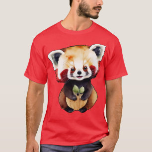 T-shirt Libérez votre amour pour Kawai Red Pandas 1