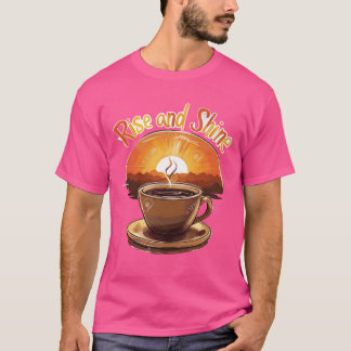 T-shirt Libérez votre créativité avec la coupe de café à v
