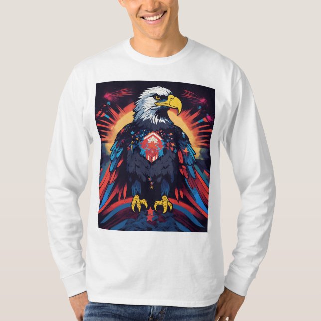 T-shirt Libérez votre esprit avec notre Aigle tee (Devant)