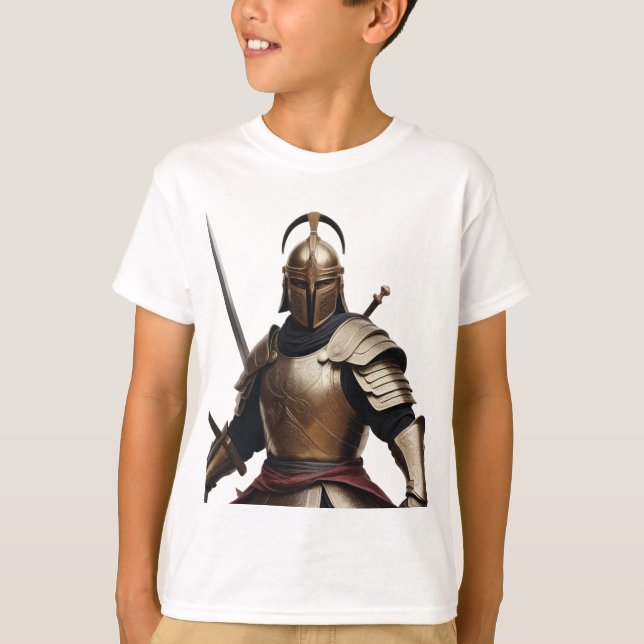 T-shirt 🎨 Libérez votre guerrier intérieur avec une image (Devant)