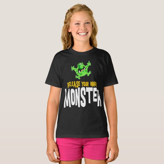 T-shirt Libérez votre monstre intérieur (Devant entier)