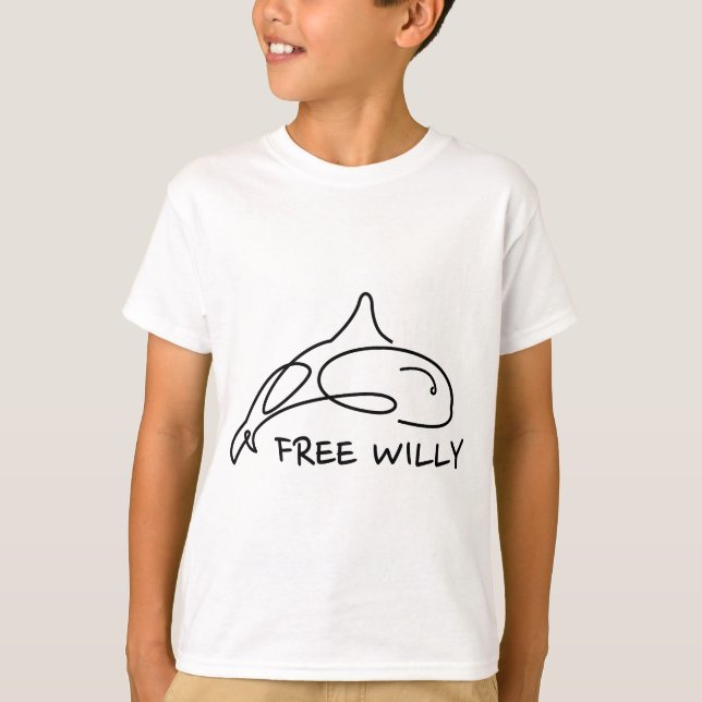 T-shirt Libérez Willy (Devant)