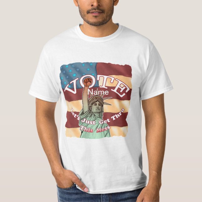 T-shirt Liberté à travers cela (Devant)