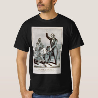 T-shirt Liberté aux esclaves avec Abraham Lincoln