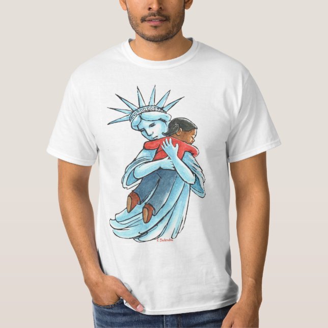 T-shirt Liberté avec l'enfant (Devant)