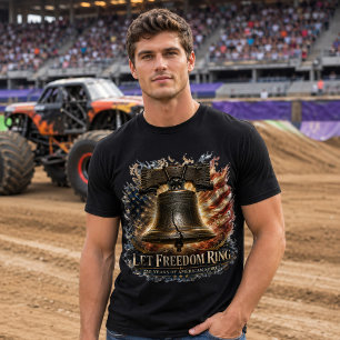T-shirt Liberté Bell America 250 Ans de Liberté