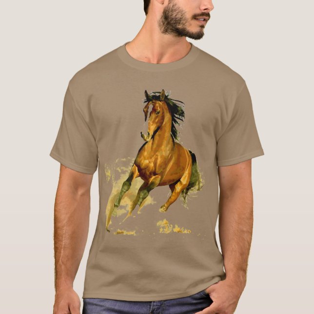 T-shirt Liberté - Cheval Coureur (Devant)