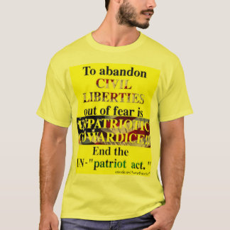 T-shirt Liberté d'abandon