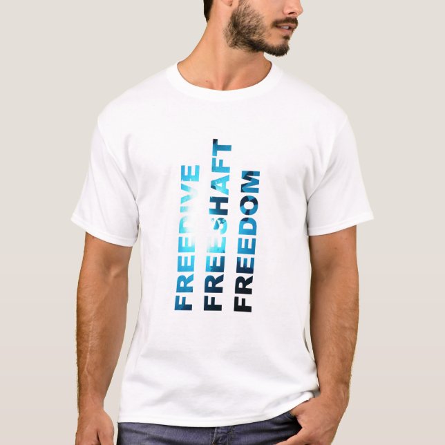 T-SHIRT LIBERTÉ DE FREEDIVE FREESHAFT (Devant)