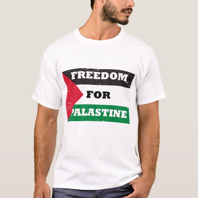 T-shirt liberté de la palastine (Devant)