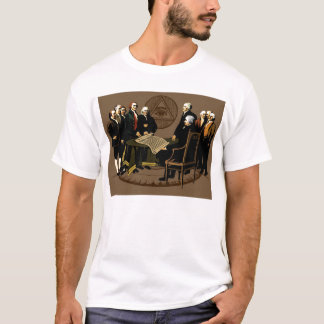 T-shirt Liberté de pères fondateurs le 4 juillet 1776
