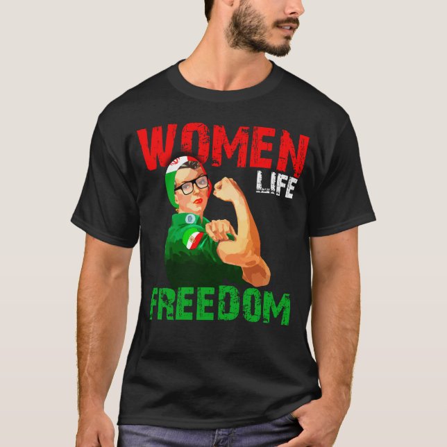 T-shirt Liberté de vie des femmes (Devant)