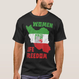 T-shirt Liberté de vie des femmes Iran Zan Zendegi Azadi C