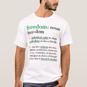 T-shirt Liberté définie (lumière)