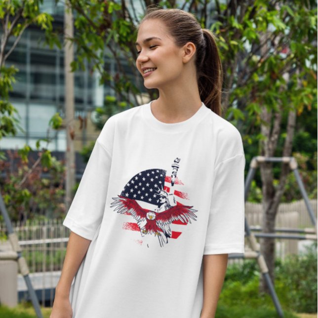 T-shirt Liberté des États-Unis (Créateur téléchargé)