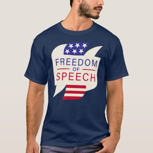 T-shirt Liberté d'expression Stars and Stripes Shirt (Devant)